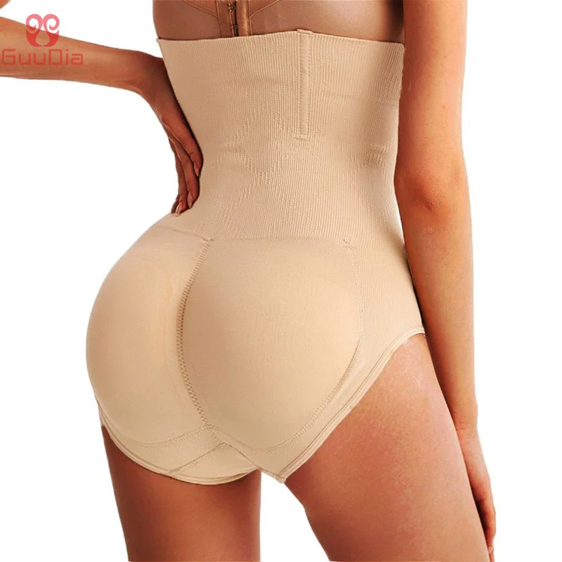 

GUUDIA Butt Lifter High Waist Shapewear Removable Hip Butt Padded Booty Enhancer Belly Slimmer Tummy Control Panties Body Shaper