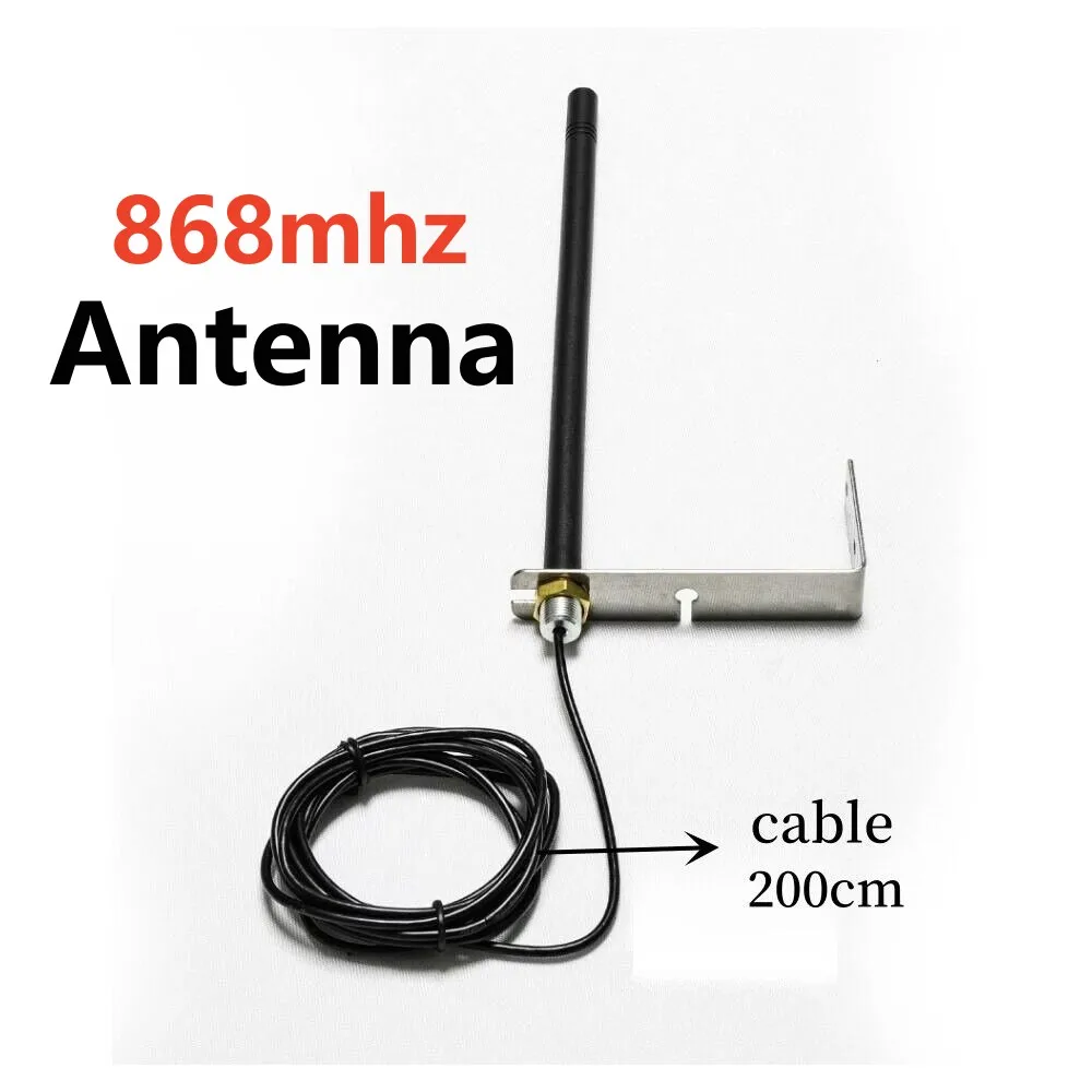 Universal 868MHz Outdoor Waterproof Antenna for Garage Receiver Gate Shutter Door Control Model Enhanced Antenna High Gain 3dbi