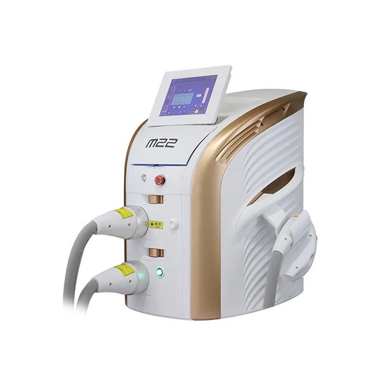 M22 OPT Elight Yag Laser 2 IN 1 Face Vascular Treatment Hair Removal Tattoo Removal Laser Machine