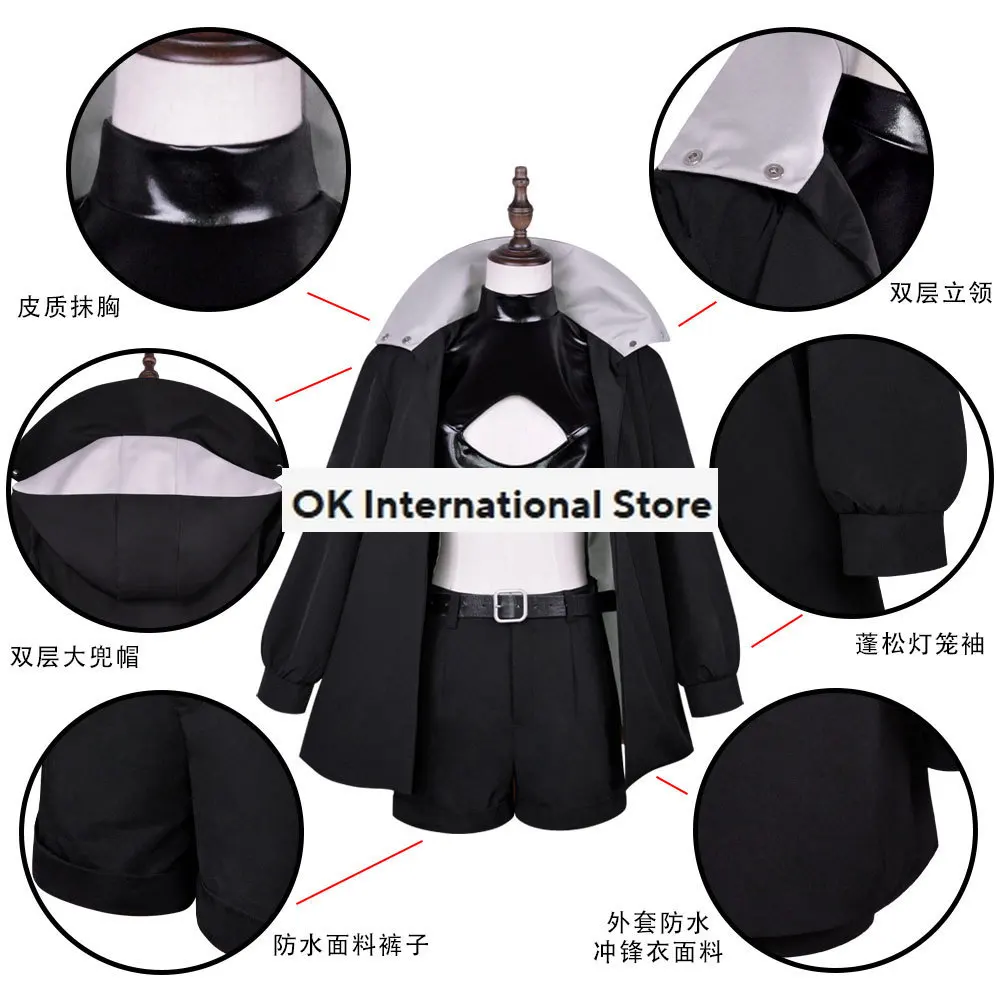 New Anime Yofukashi No Uta Cosplay Nanakusa Nazuna Cosplay Costume Call of The Night Cosplay Costume Halloween Coak Cloak