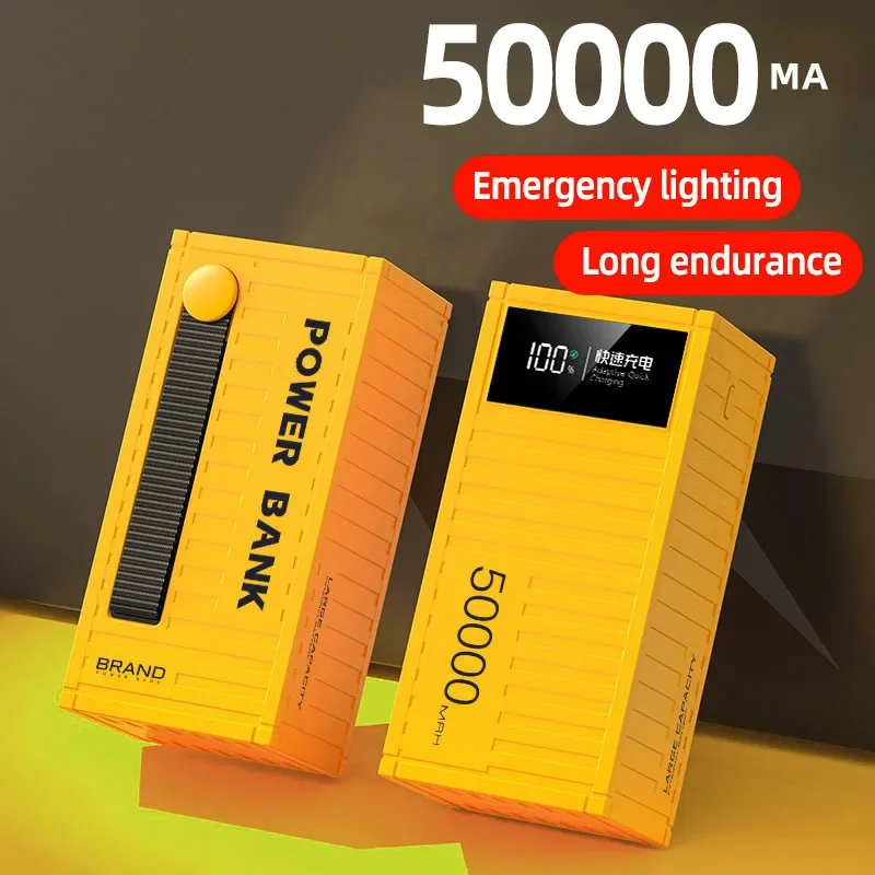 보조베터리 휴대용 외장 배터리 충전기, 아이폰, 삼성, 화웨이용, 66W 30000mah powerbank  고용량 보조배터리, 50000mAh 고속 충전