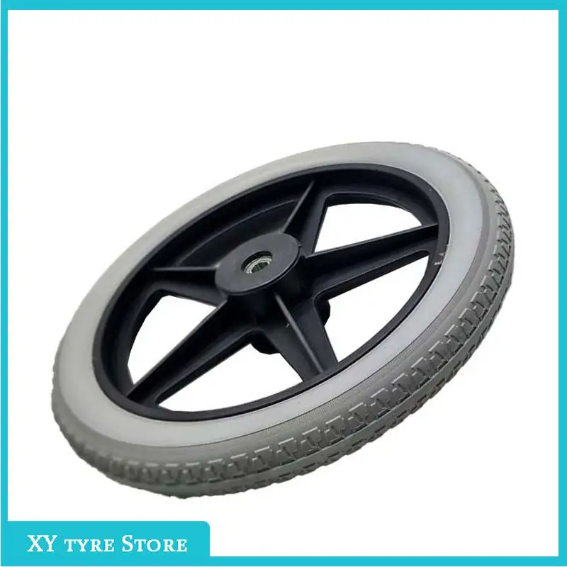 High Quality 14x1.75 Solid Tire with Hub for 14 Inch Wheelchair Rear Medical Accessories
