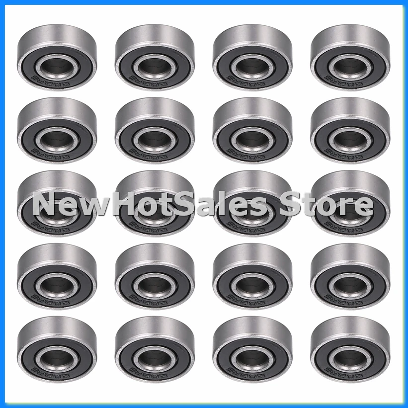 

Упаковка: 608 шарикоподшипник — миниатюрный глубокий паз с двойным резиновым уплотнением для скейтбордов, Inline-AT48