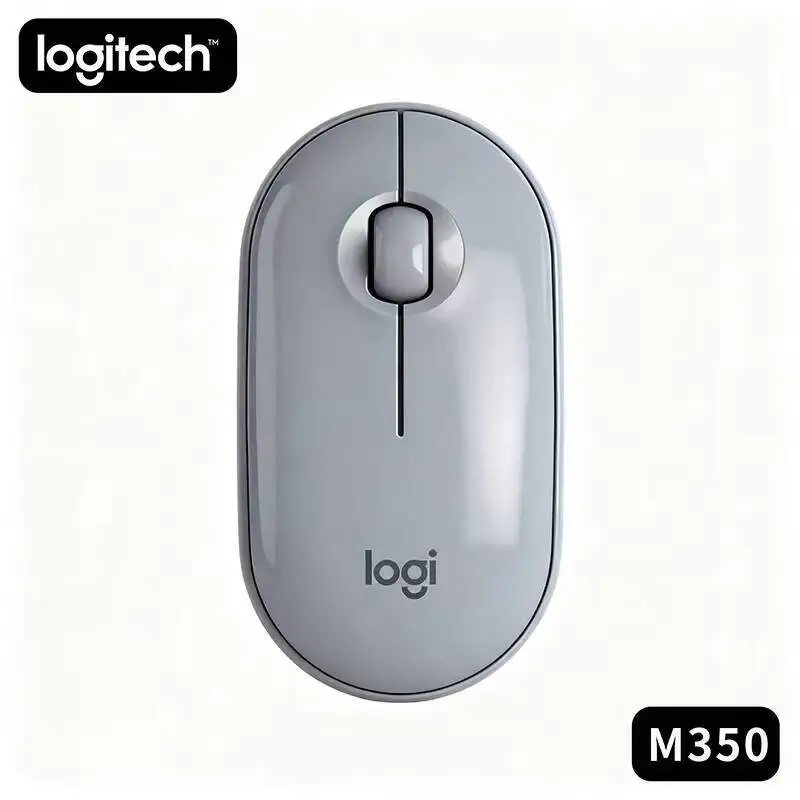 

Logitech M350 Ergonomic Portable Mouse - Comfortable Grip, Silent Clicks, 10m Range, Dual Connection, 18-Month Battery