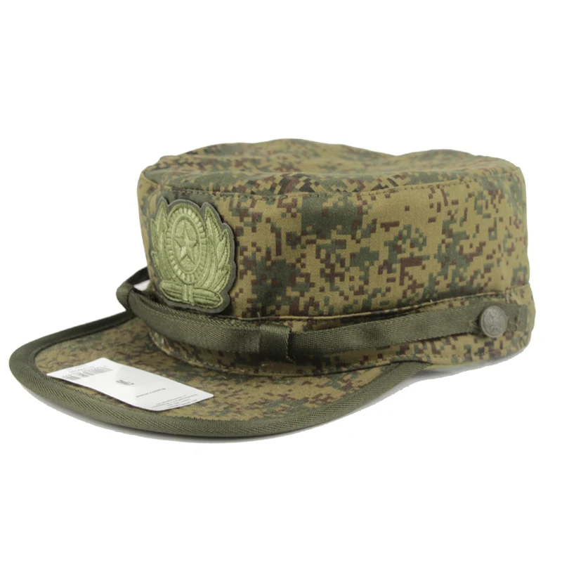 Russo militare nuovo 14/18 Vkbo Public Issue Emr Camouflage Combat Cap Unisex con coulisse incorporata regolabile