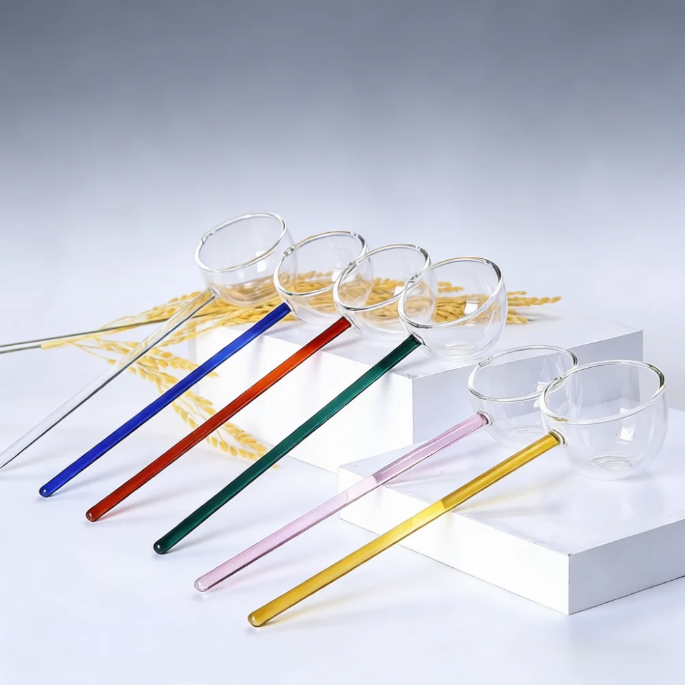 Bunter Glaslöffel mit langem G – Tea Coffee Utensils Bewertung und Preis