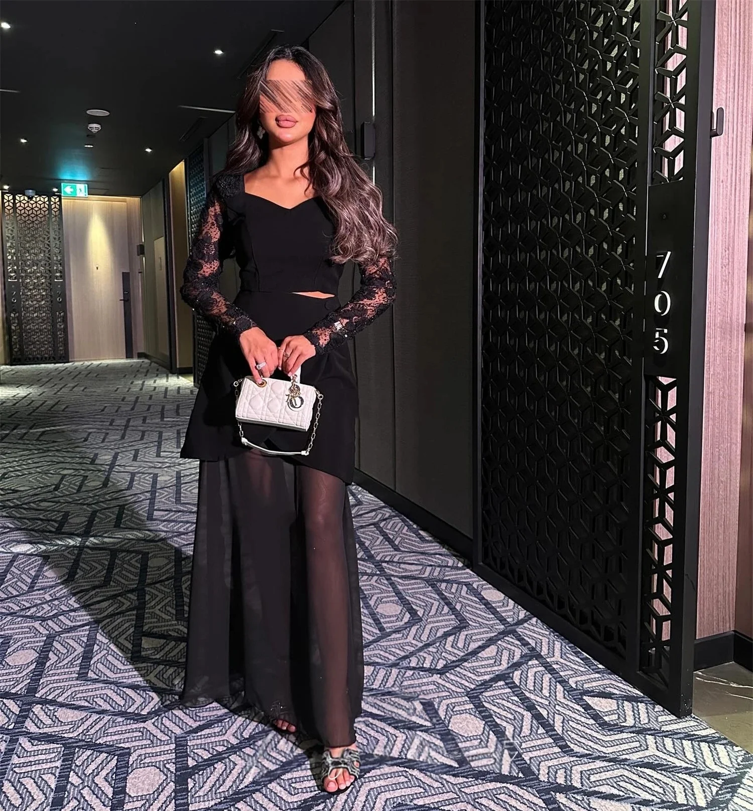 

Черное платье с длинными рукавами на заказ Вечерние платья Pastrol Унисекс Джерси Ретро Дубай Саудовская Аравия Израиль Пром по индивидуальному заказу