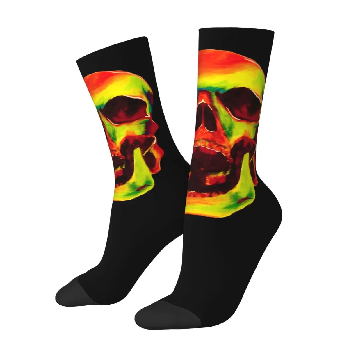 

Rainbow Skull Sock Printed Man Polyester