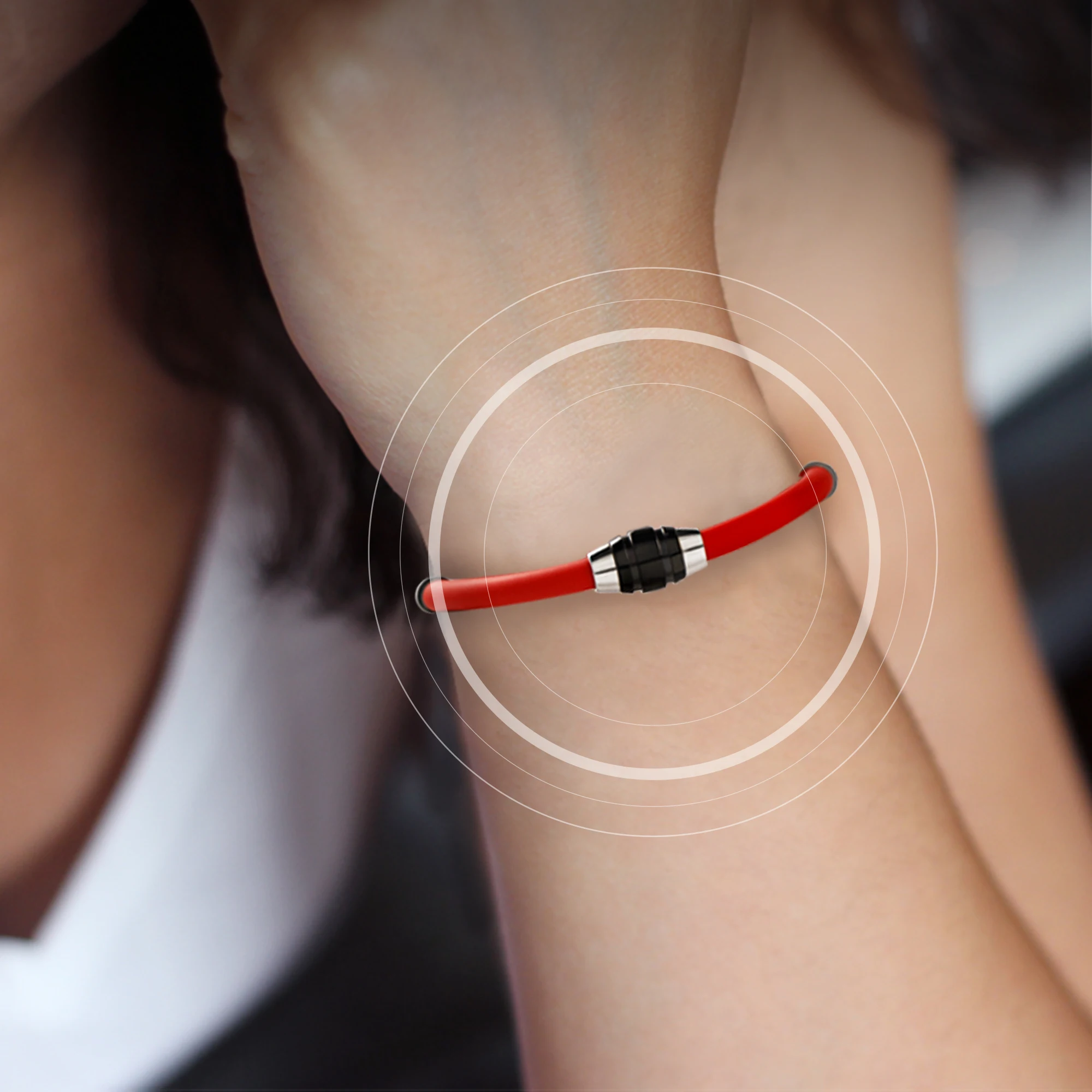 Fabrik-Direktversorgung, antistatisches Negativ-Ionen-Silikon-Armband, negative Ionen, Energie, Paar-Zubehör, individuelles Armband