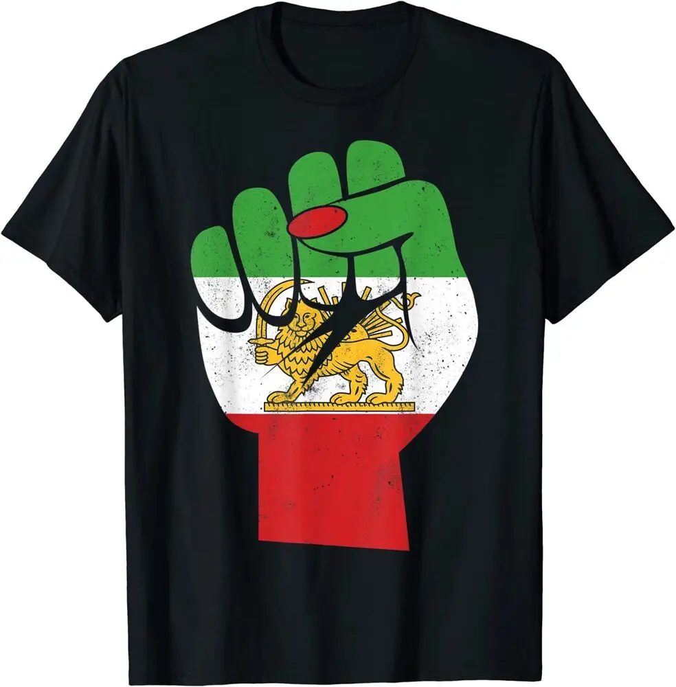 Iranian Flag Female, Iran LION SUN FLAG Great Gift Tee T-Shirt  High Quality 100%Cotton Short Sleeve