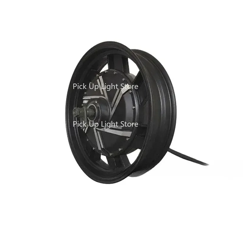 17inch 8000W In-Wheel Hub Motor 50H V3 Type for Electric Moped Motorcycle