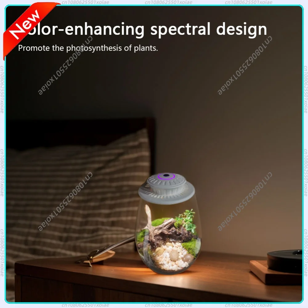 Micro Landscape Plant Growth Lamp with Timer Plant Grow Light LED Full Spectrum Growing Lamp for Miniature Gardening Landscape