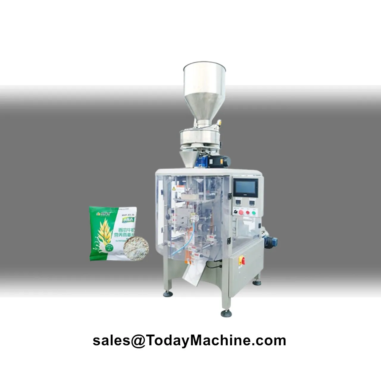 Automatic Vertical Corn Cereal Collar Type Bag Packaging Machine
