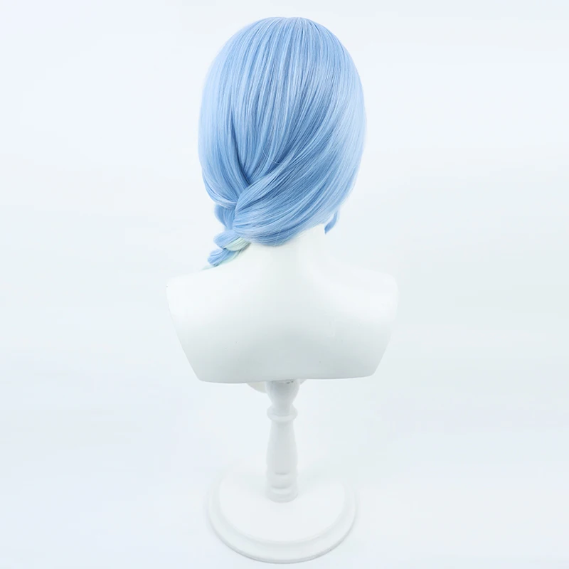 Hoshimachi Suisei Battle Maid Suisei Parrucca Cosplay Halloween Natale Donna Uomo Parrucca per adulti Capelli sintetici Ruolo per feste di Halloween