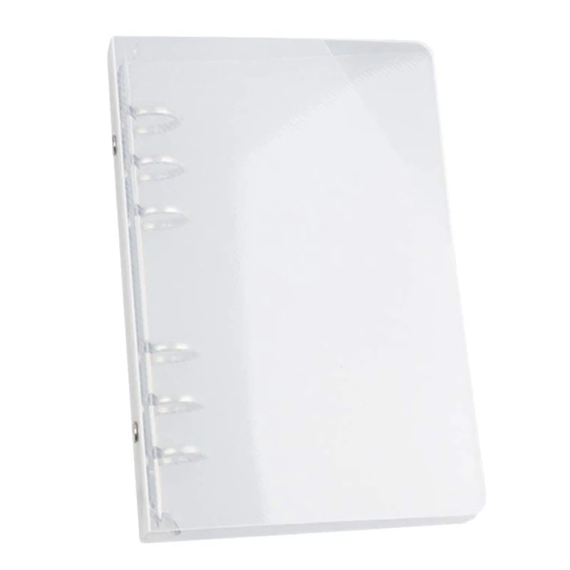 A14M 6-Ring Binder Plastic File Folder, Suitable for Letter-Sized Supplies A5