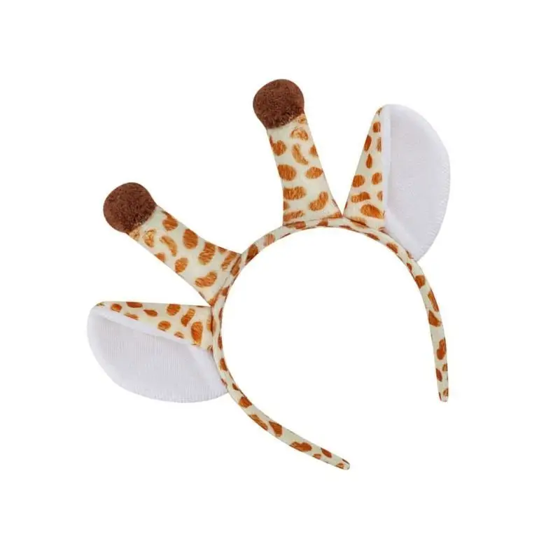 

R1WE Costume Accessories Party Supplies Fancy Dress up Halloween Cosplay Animal Costumes Giraffe Cosplay Props Headband