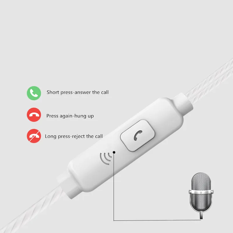 マイク付きカラフルなマイク付きヘッドセット,ハンズフリー,Android, iPhone用,3.5mm,新品