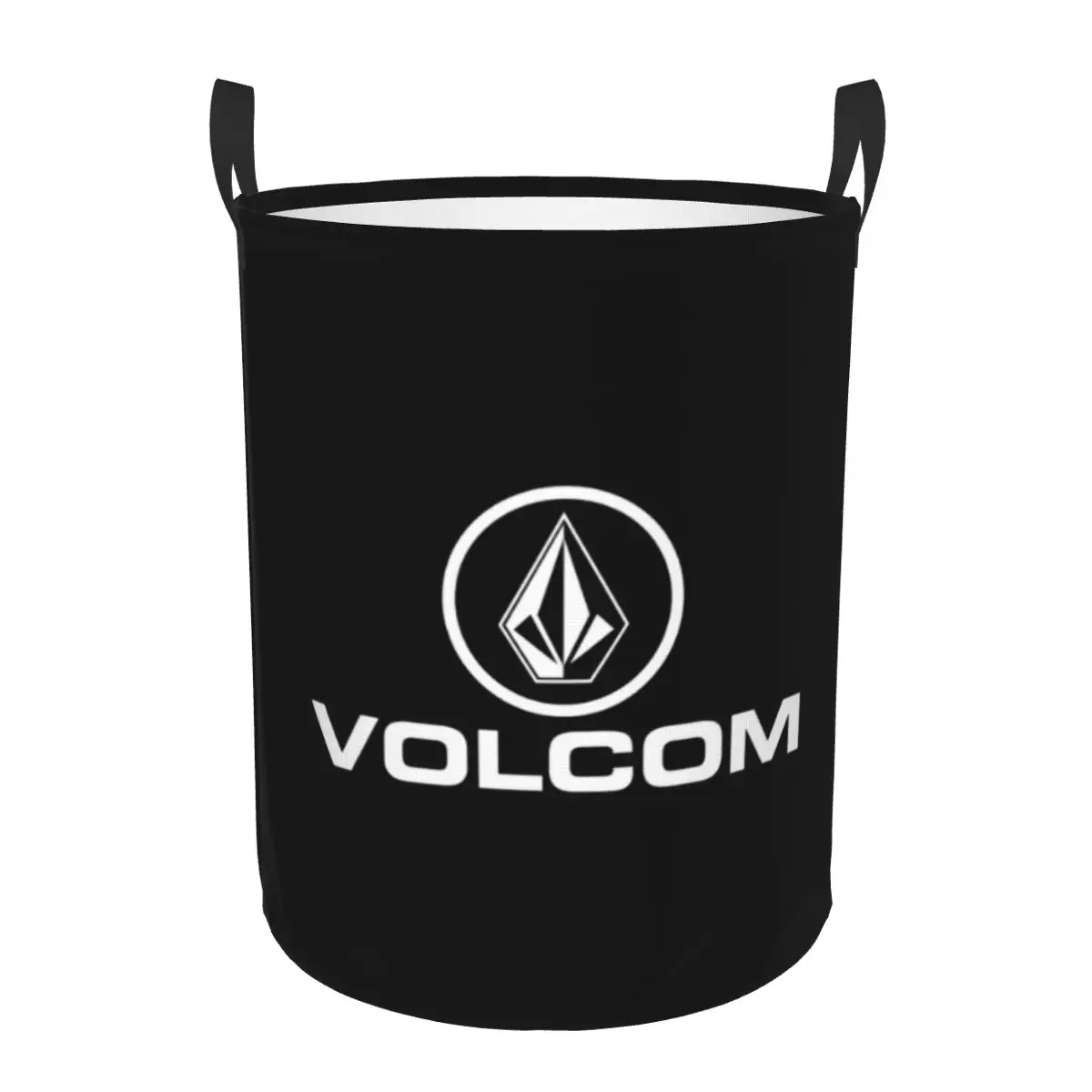 personalized Volcoms Logo Laundry Basket Foldable Large Capacity Clothes Storage Bin Baby Hamper