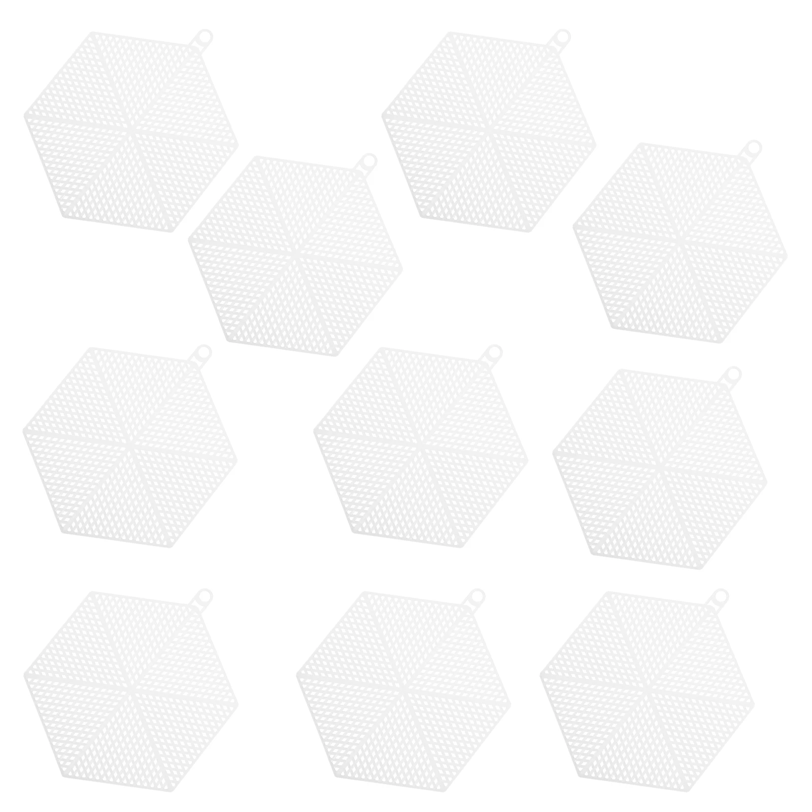 

10pcs White Board Plastic Mesh Sheets for Embroidery DIY Crochet Projects Sewing Canvas Knitting Materials Cross