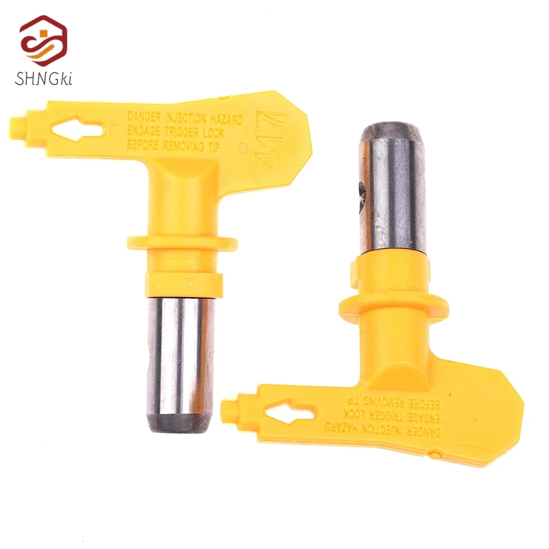 

yellow series 5 airbrush nozzle for painting airless paint spray g un tip powder coating portable paint sprayer auto repair tool