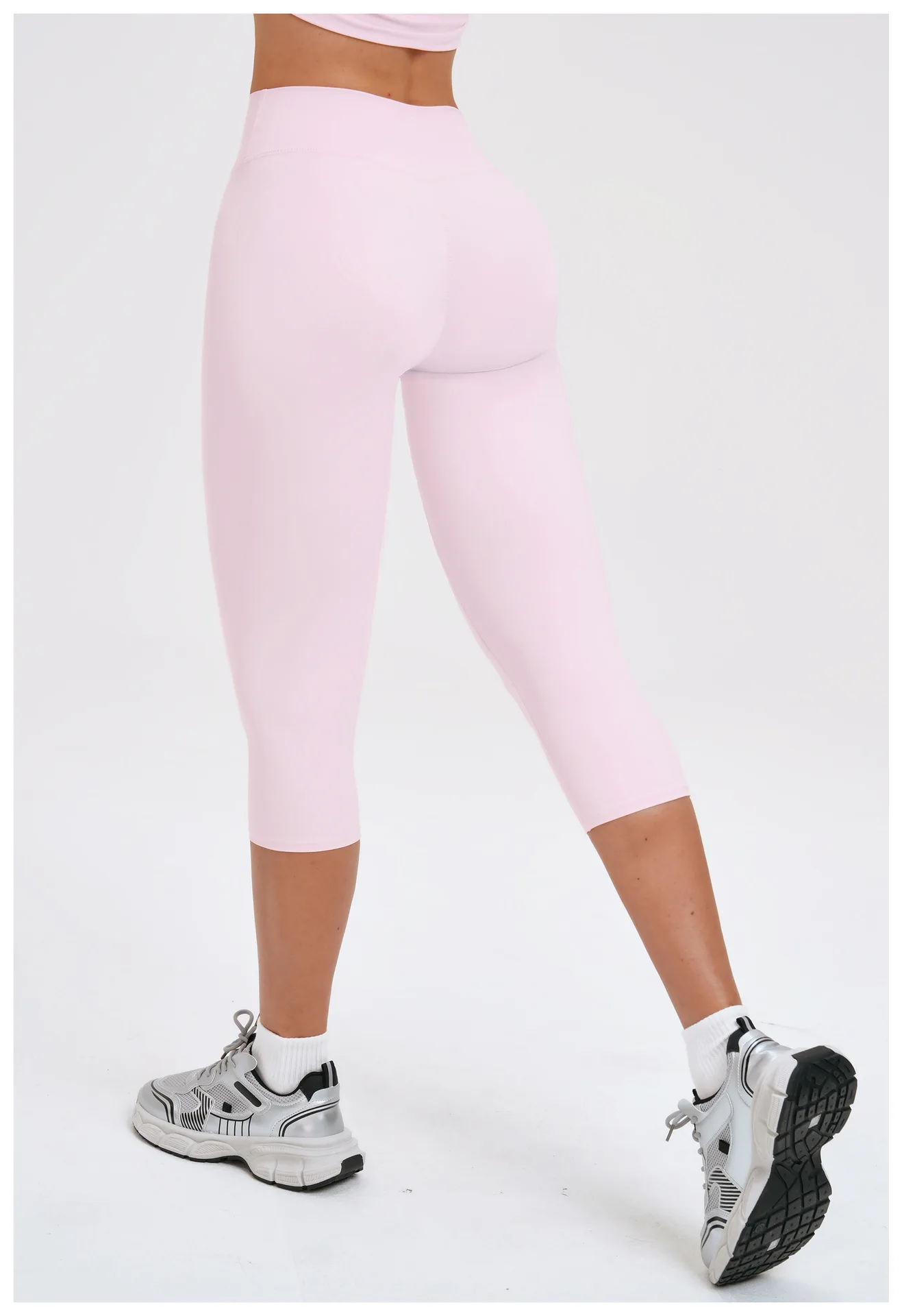 Yoga Capri Pants Women's Pants Sporty Leggings Woman Tracksuits Push Up Gym Fitness Legging Running Athletic High Waist Leggings