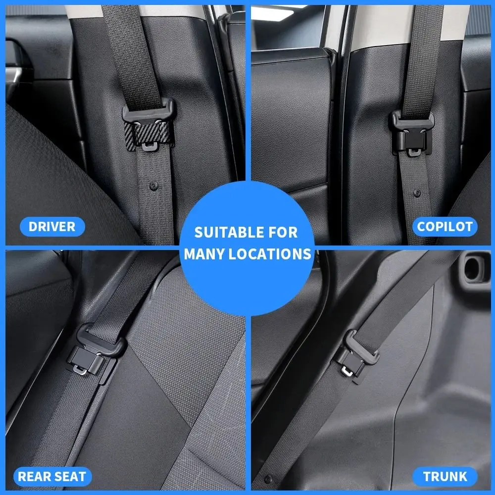 NEW Universal Car Seat Belt Limiter Adjustable Durable Seat Belt Buckle Non-slip Seat Belt Stabilizer Vehicle Accessories