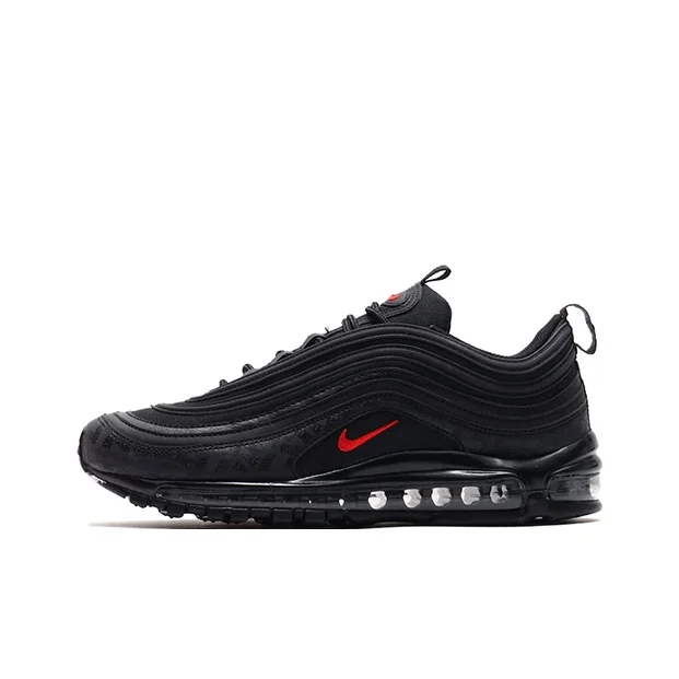 Nike Air Max 97 Running Shoes Men's Low Top Black/Red AR4259-001