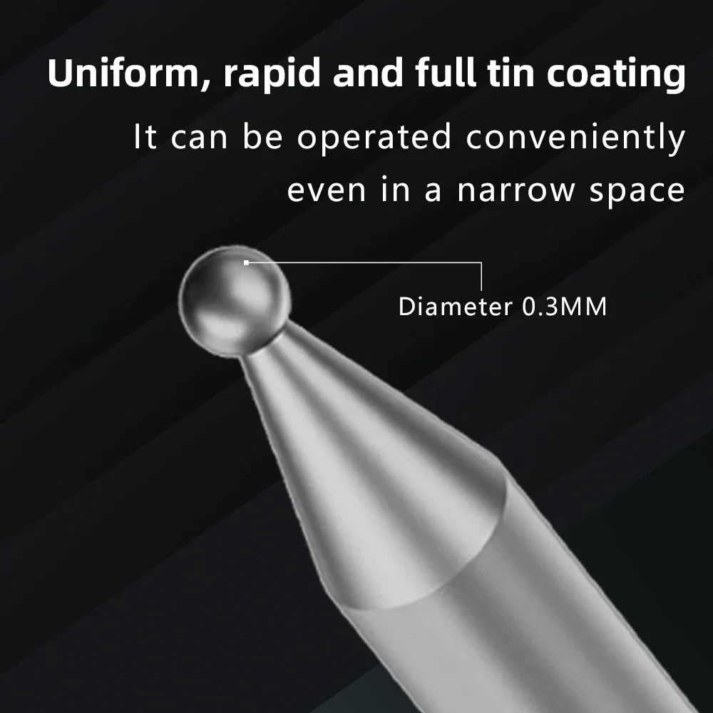 MaAnt New C210-000 Soldering Iron Tips C210 Tips Heating Core 0.3mm BALL Head Design Smooth Tinning for Precise Soldering Work