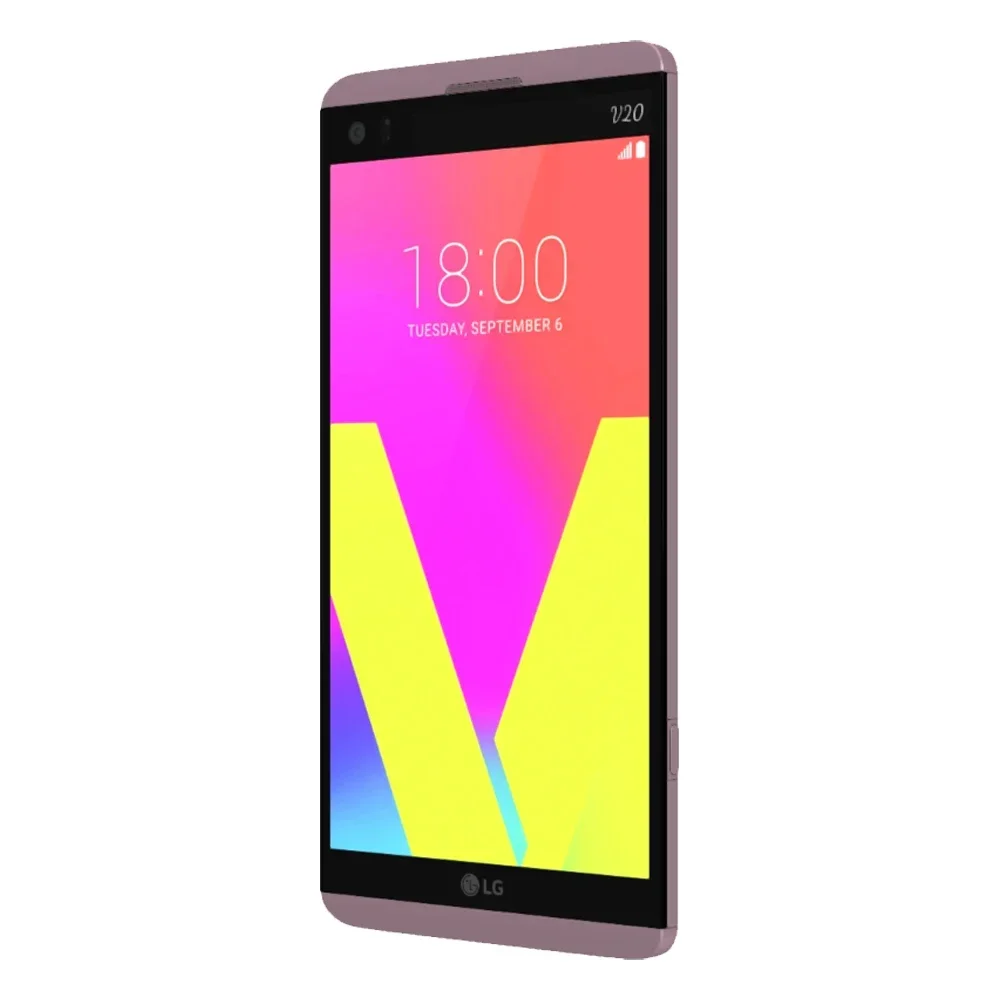 الأصلي LG V20 4GB RAM 64GB ROM المحمول بصمة أندرويد شريحة واحدة/مزدوجة 5.7 ''16MP + 8MP كاميرا 4G LTE LG V20 الهاتف