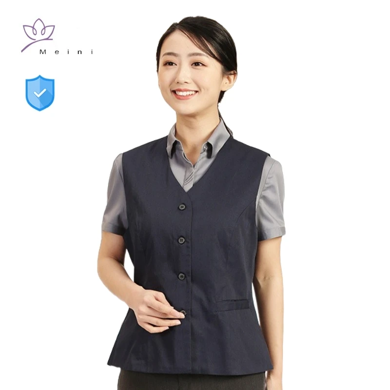 

Genuine electromagnetic radiation protective metal fiber suit vests monitoring room, 5g communication EMR shielding V-neck vest