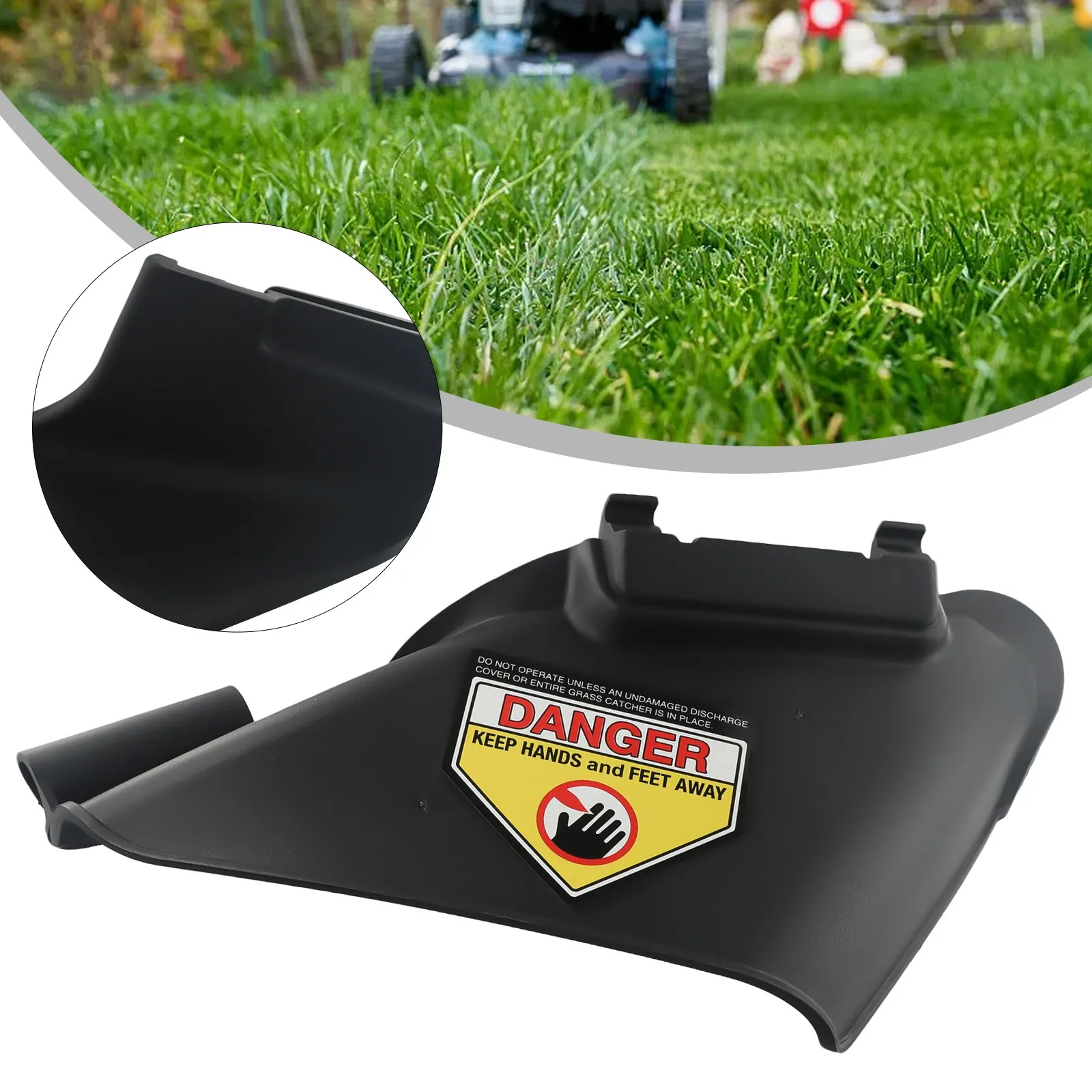 Trimmer Parts Discharge Chute Side Discharge Chute Strong Lawn Mower Side Chute Black Easy To Install For Craftsman