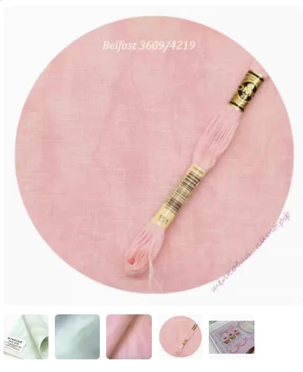 크로스 스티치 아이다 원단, ZW 절판된 컬러 천, 32CT 리넨, 캔버스 사이즈 모듬