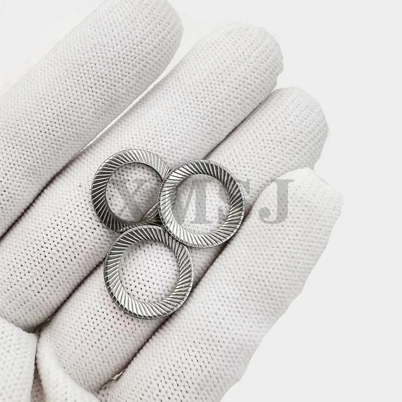 M2.5 M3 M4 M5 M6 M8 M10 M12 M14 M16 DIN9250 A2-70 304 Stainless Steel Disc Spring Serrated Lock Washer Knurled Elastic Gasket