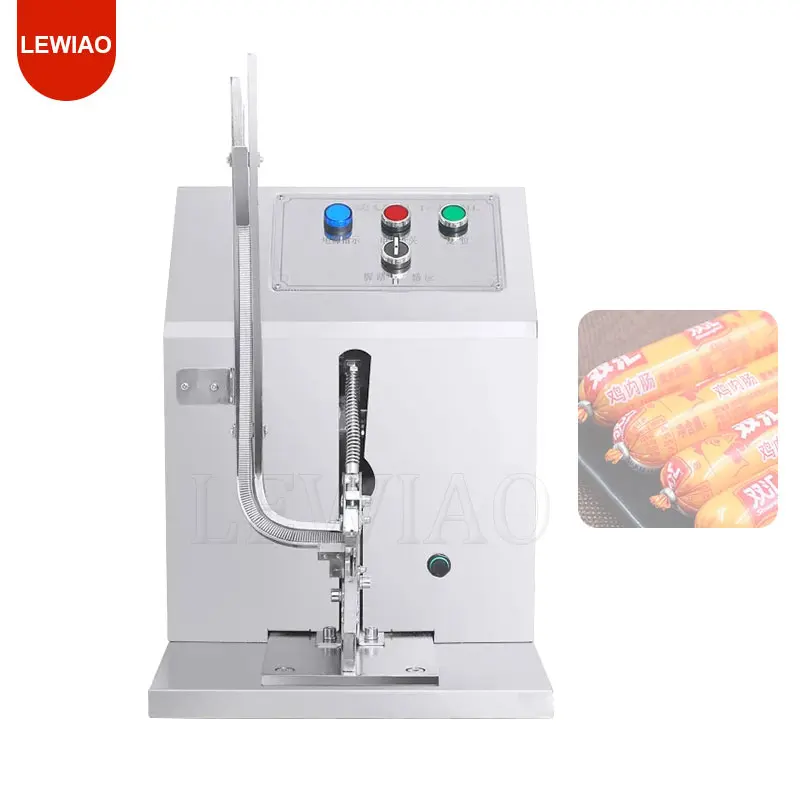 

Food Sealers Packing Sealing Machine Automatic Induction Sausage Clipper Machine U-Shaped Sausage Edible Mushroom Bag Tie