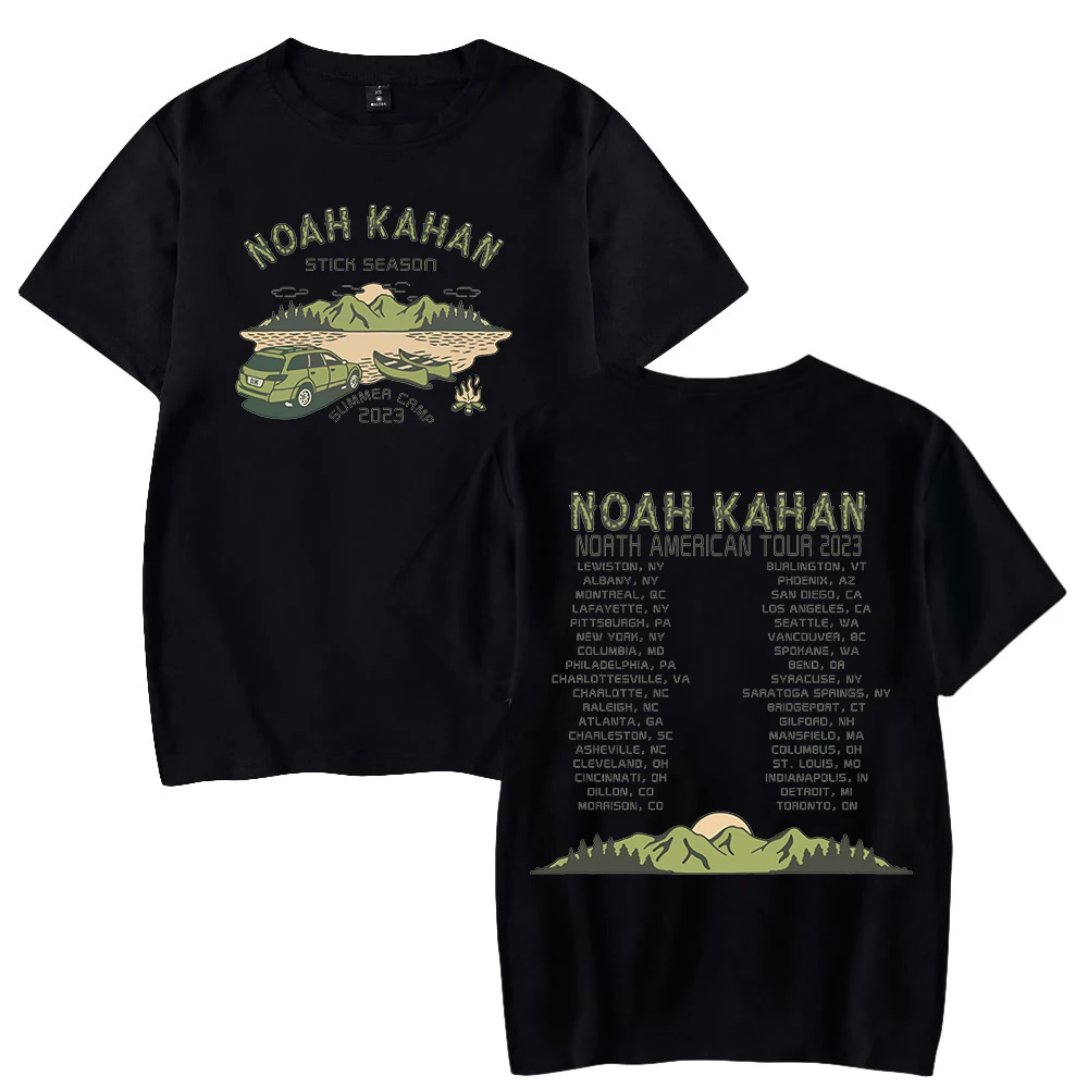 

Noah Kahan Merch Stick Season Camp Tour T-shirt Unisex Crewneck Short Sleeve Tee Women Men's Tshirt World Tour Clothes