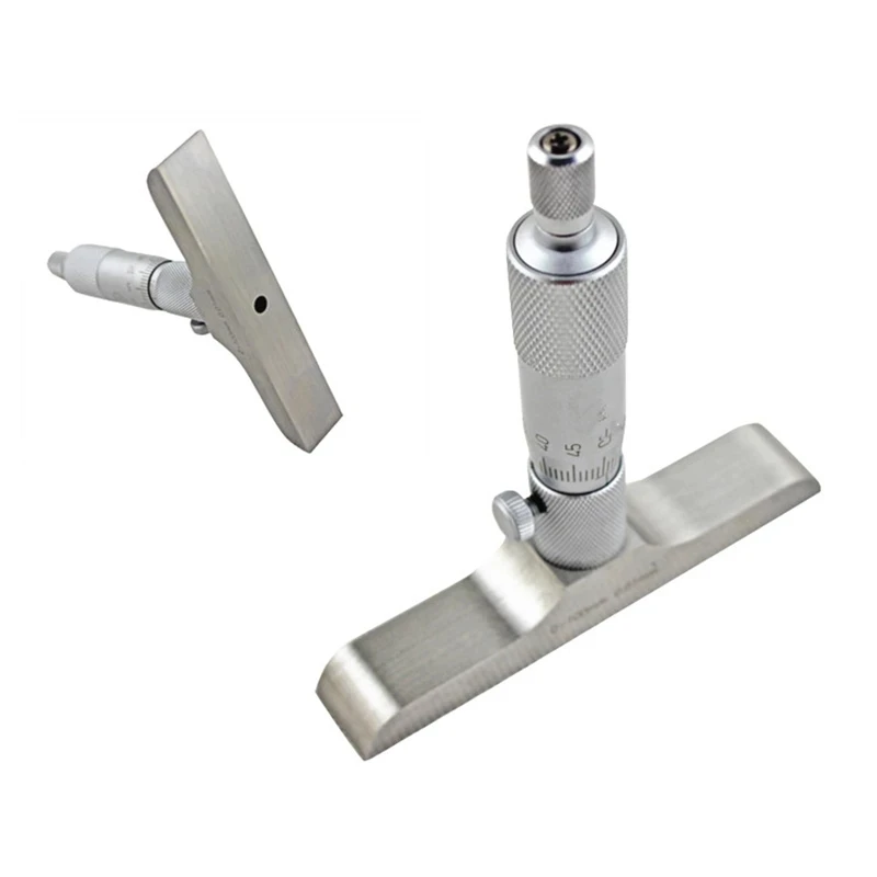 0-100mm 0-150mm 0-200mm 0-300mm Depth Micrometer Gauge With Rods Measurement Caliper Tool
