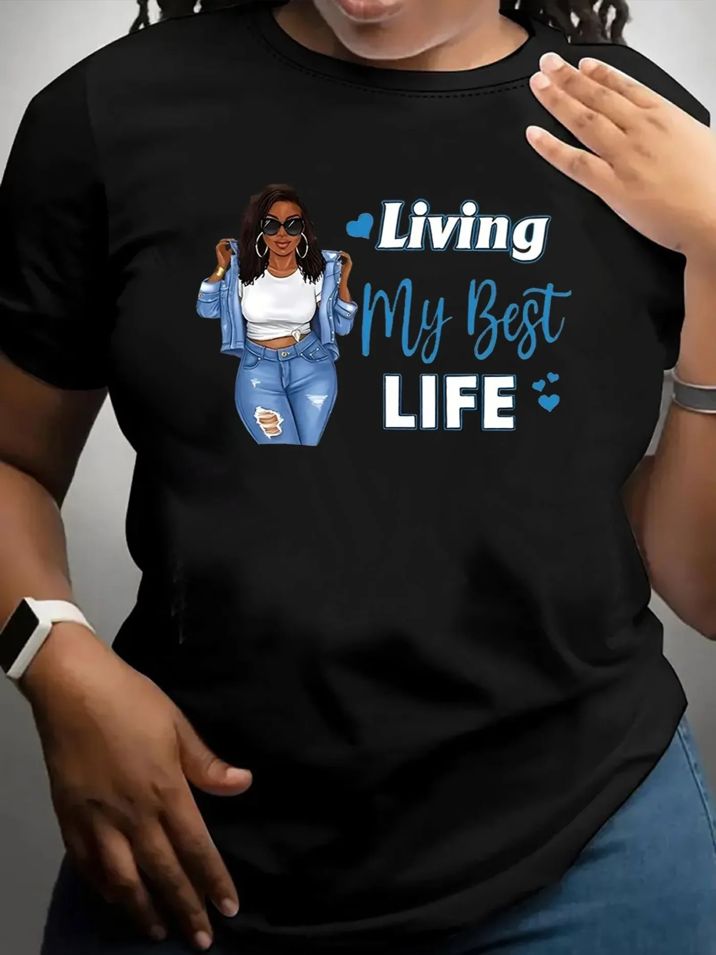 Women Casual Short Sleeve Tee 1 Pcs 100% Heavy Cotton - Comfortable Crew Neck, Soft Adorable Tees Tops