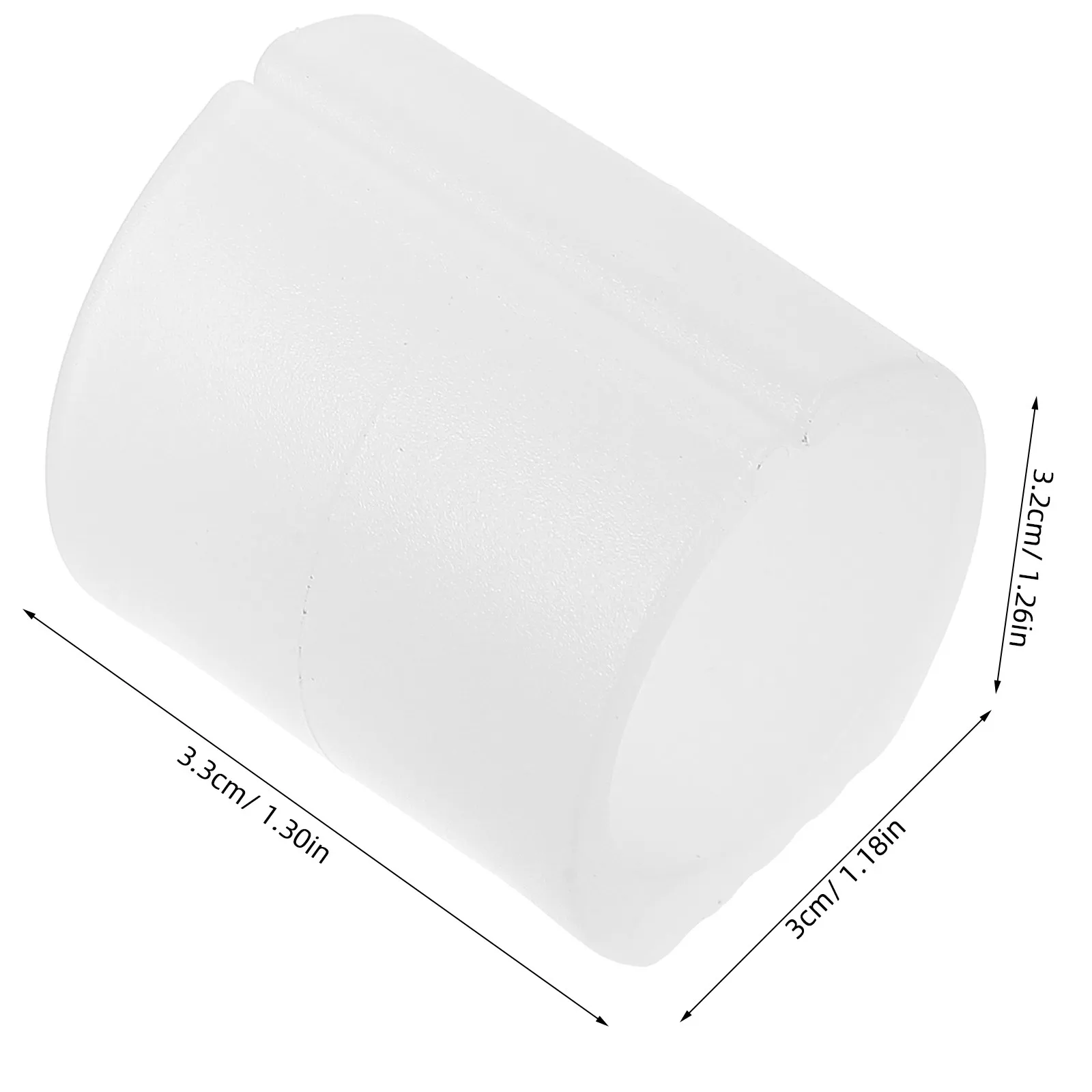 32Pcs Bow Chair Leg Covers U Shaped for 25-30Mm Round Tubes Slip Resistant Quiet No Scratch Furniture Leg Pads
