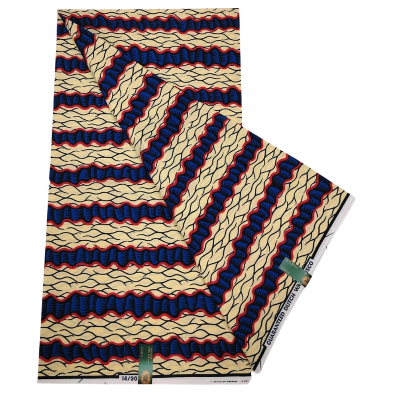 

New Wax Africain Holland Fabrics Ankara Style High Quality 6 Yards for Party Dress African Print Holland Hollandstextil