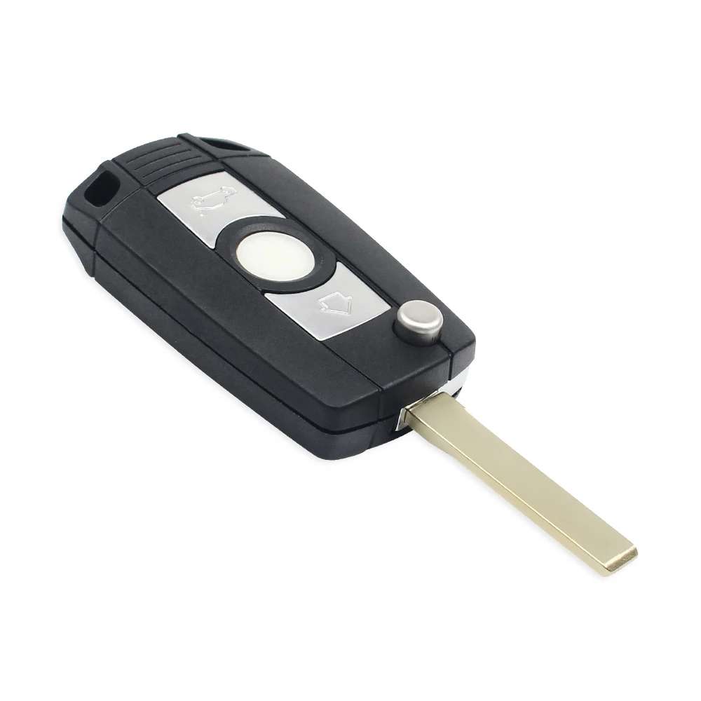 KEYYOU-llave de coche sin cortar, carcasa remota para BMW 1, 3, 5, 6, 7 Series Z3, Z4, X3, X5, M5, 325i, E38, E39, E46, 3 BT, Hu92, Hu58 Blade