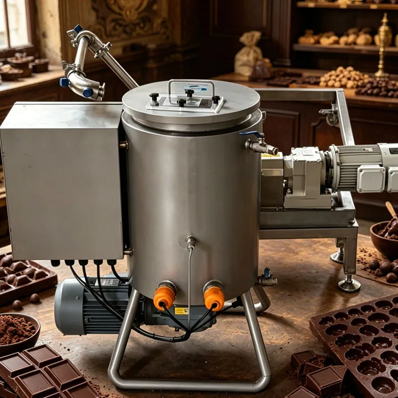 Industrial Chocolate Conching Ball Mill Machine Cocoa Grinder Refiner for Food Grade Chocolate Production Customized