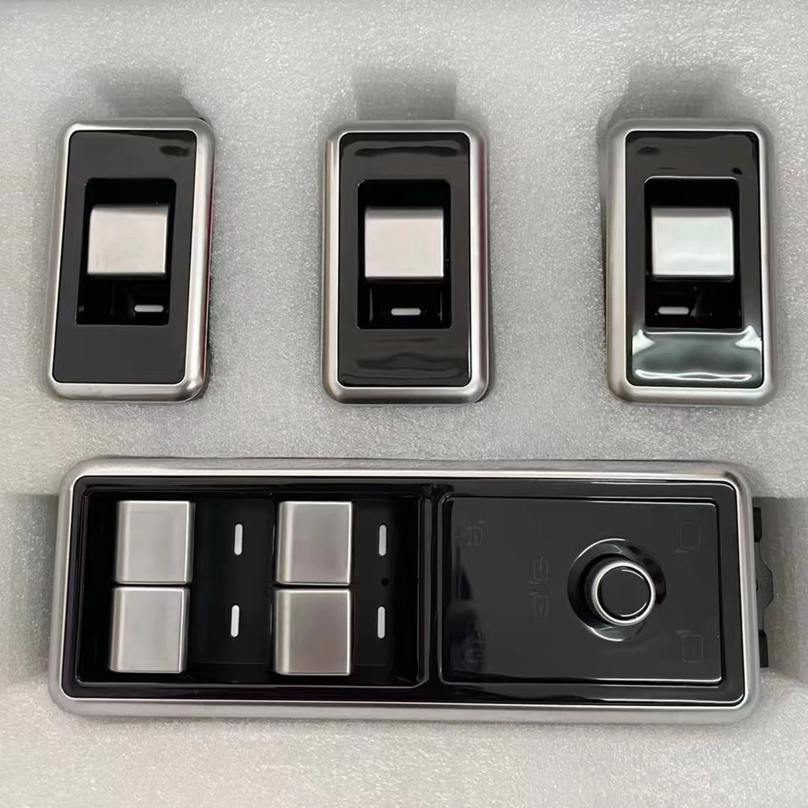 Car Window Lifting Switch Control Digital Switch Retrofit Kit Button Knob For Land Rover Range L405 Sport L494 Discovery 5 L462