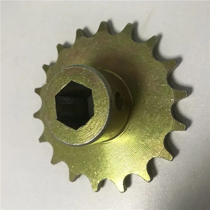

Planter Sprocket 428 Chain Sprocket 16mm and 20mm Hexagonal Hole Gear Leather Machine Gear