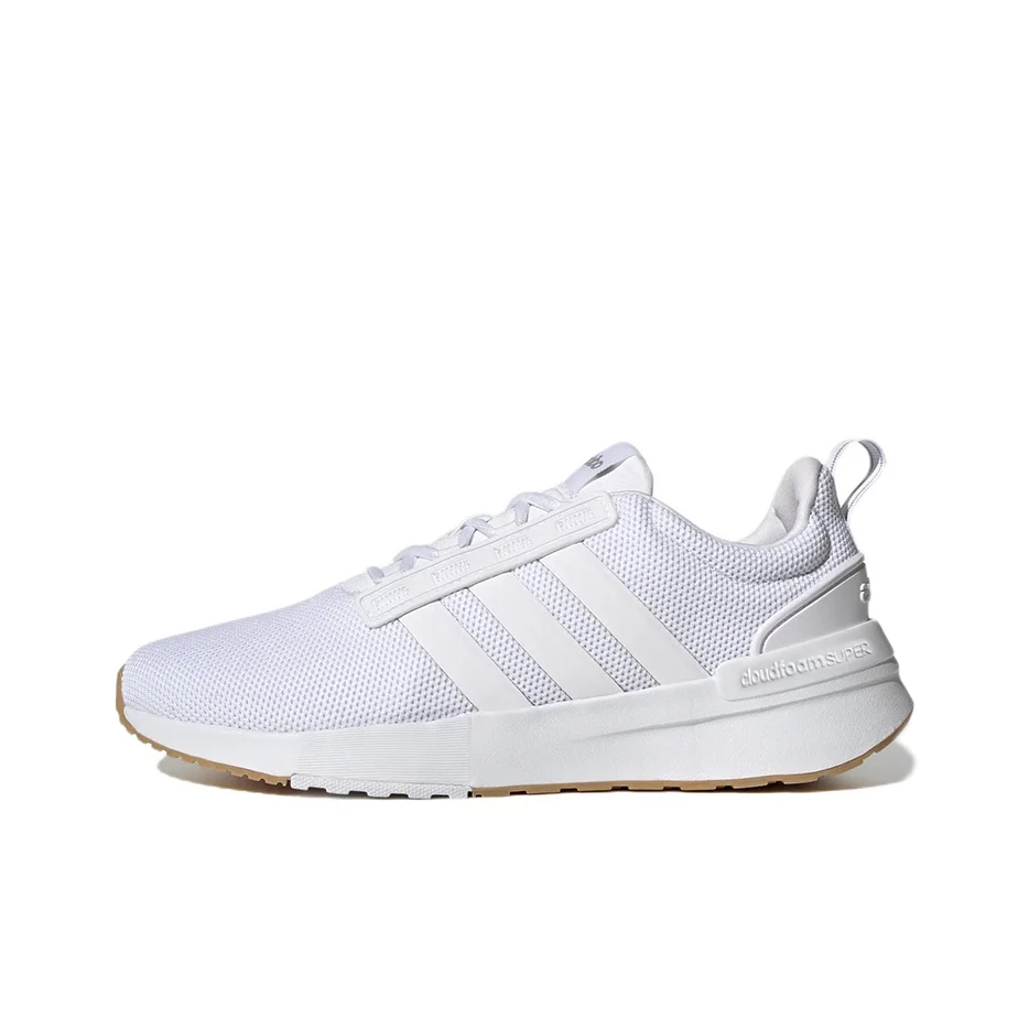 

Adidas Neo Racer TR21 Fabric Slip Resistant Abrasion Resistant Low top Running Shoes Men's White GX4208