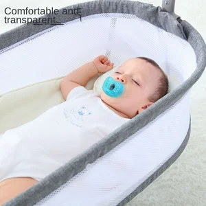 كرسي أرجوحة كهربائي من LazyChild، لحاف أرجوحة للأطفال، جهاز تهدئة ذكي، قطعة أثرية لسرير أطفال كهربائي، سرير أطفال، جديد، 2023 أفضل 12 سرير مبيعات لطفل مولود من جديد - No10