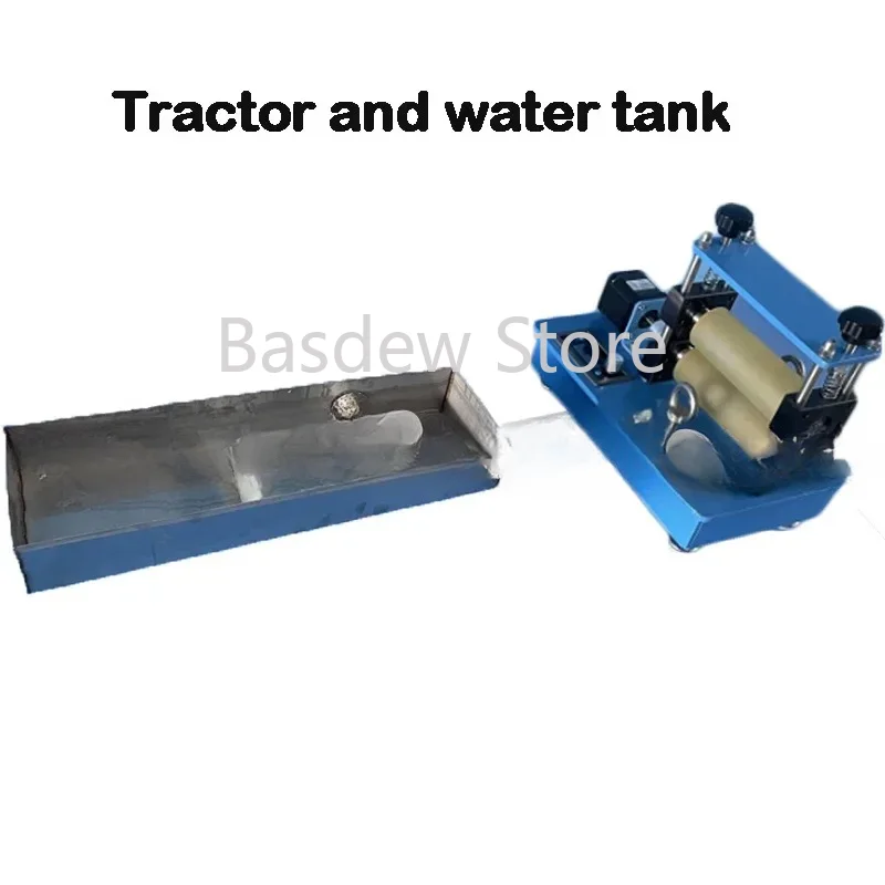 Laboratory Plastic Extruder Polymer Injection Molding Crusher Traction Water Tank ABS Single Screw Extruder