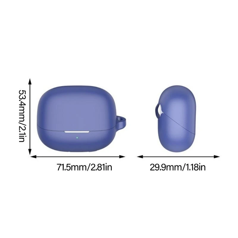 Силиконовая защитная крышка для наушников Buds5pro зарядка корпуса карабиер .h05a