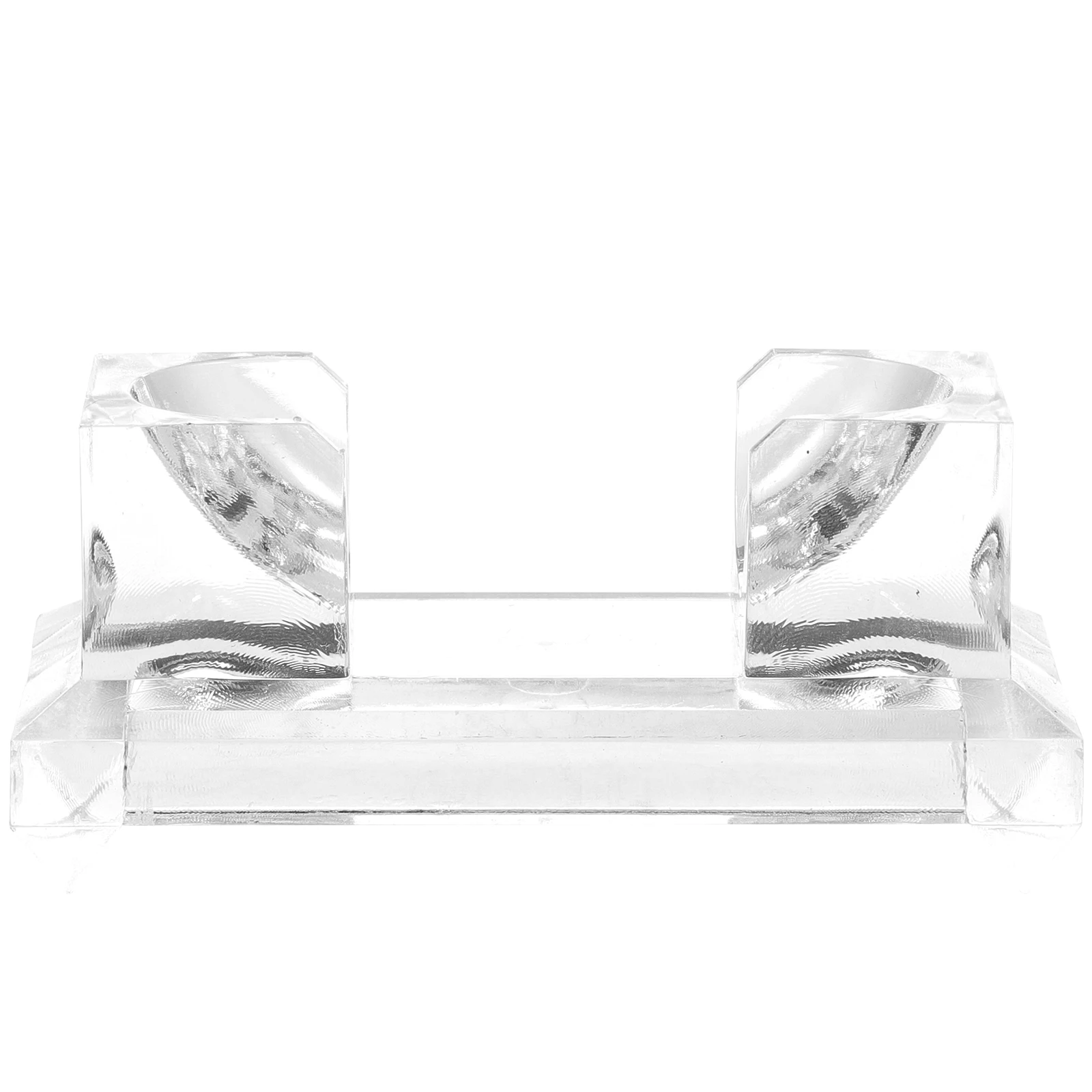 

2 Pcs Kalimba Stand Acrylic Thumb Piano Holder Clear Display Rack Portable Musical Instrument Gifts Finger Piano Rack