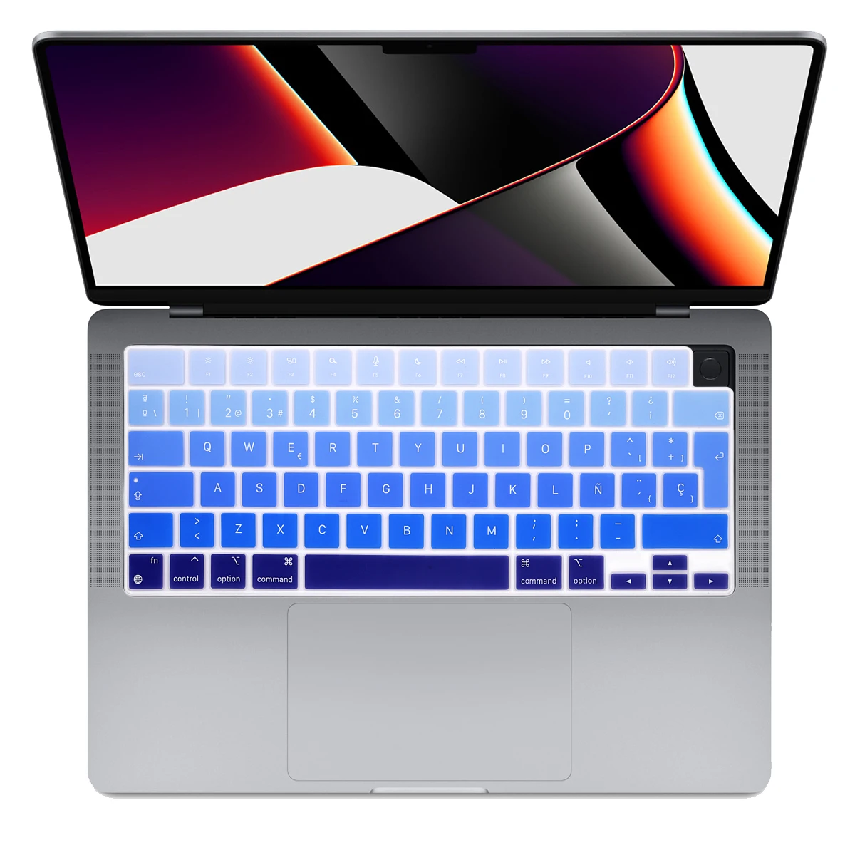 Protezione per tastiera per Macbook Air 13 M2 A2681 Pro14 M 16 M1 max 2022-2020 pellicola trasparente in Silicone trasparente US EU A2442 A2485