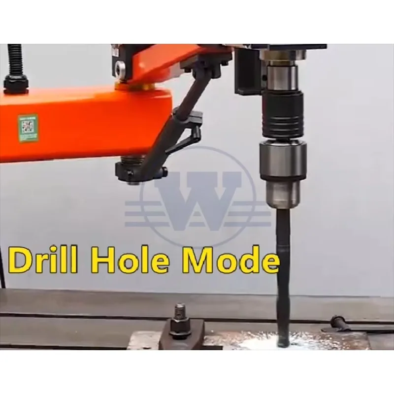 Automatic M3-M12 Flexible Arm Tapping Machine for Pipe Metal Thread Drilling CNC Factory Price Gear and Motor Components